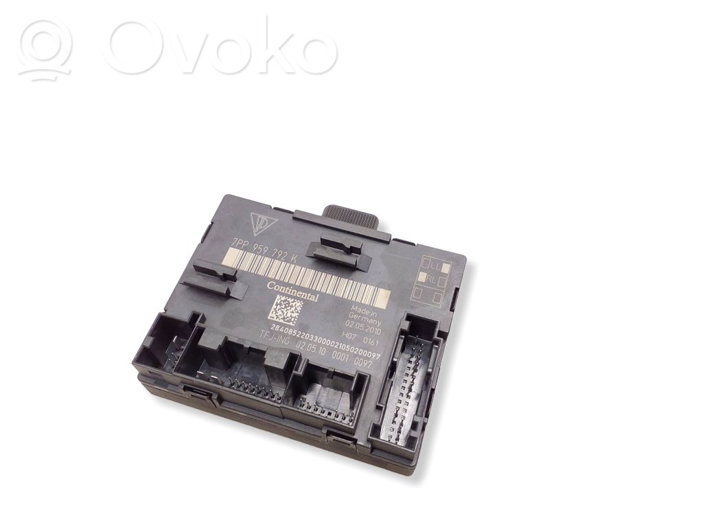 Porsche Cayenne (92A) Unidad de control/módulo de la puerta 