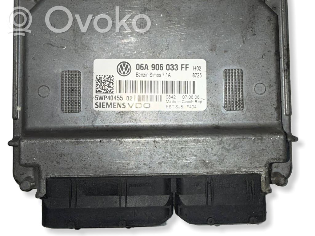 Engine control unit/module   06A906033FF,5WP40455