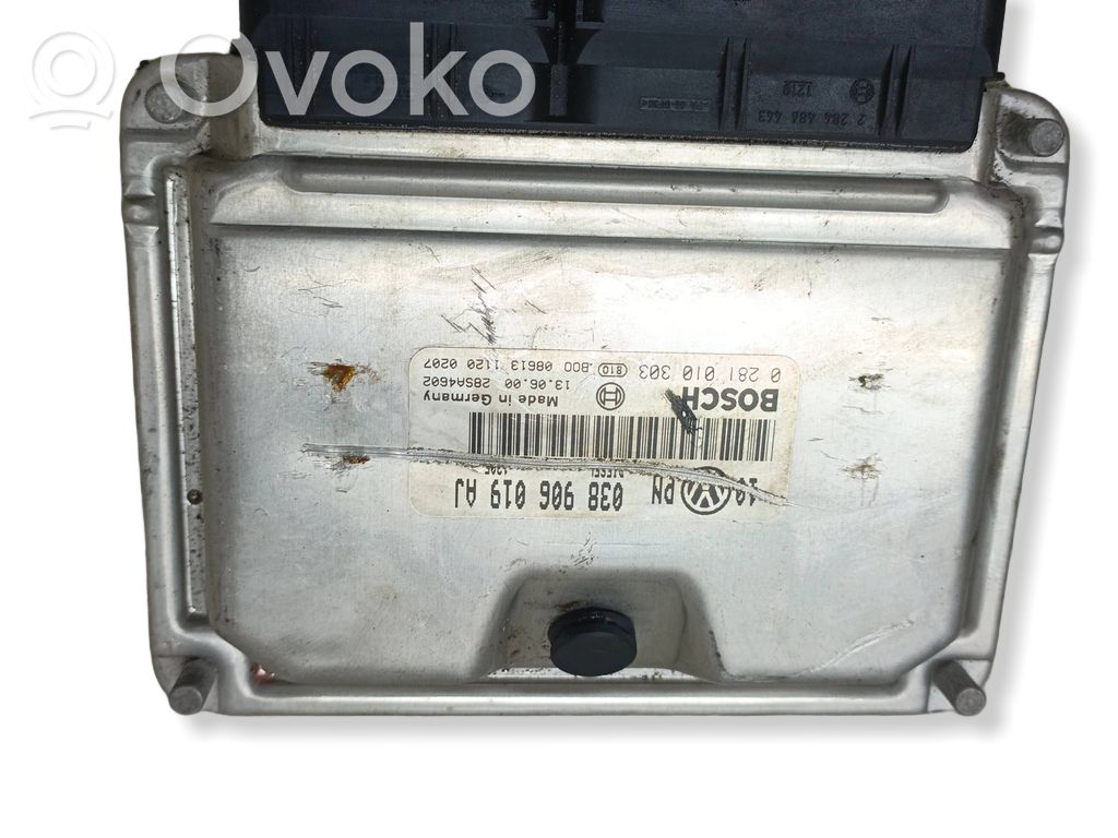 Engine control unit/module   038906019AJ,0281010303,28SA4602