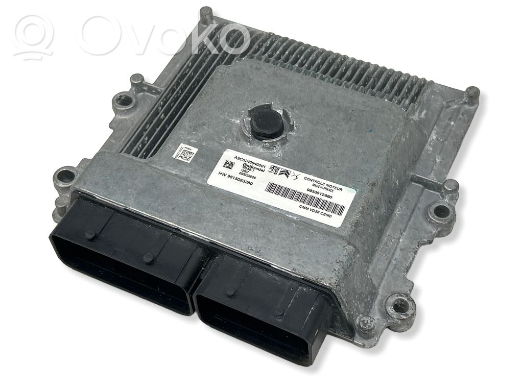 Engine control unit/module   A3C0240940001,9815023380,9833512880,290322929