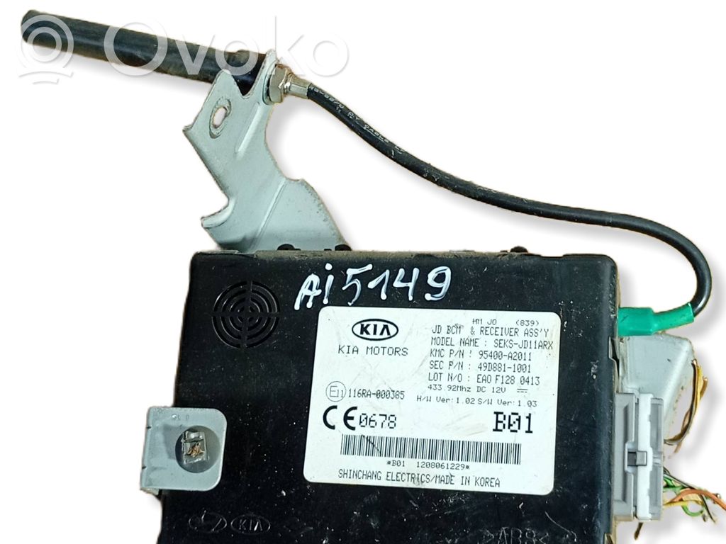 Engine control unit/module   95400A2011,116RA000385,49D8811001