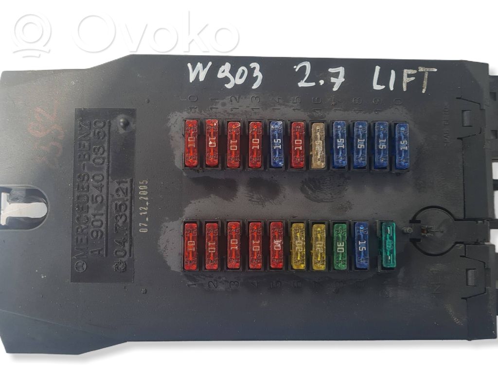 Mercedes-Benz Sprinter W901 W902 W903 W904 Modul siguranțe 