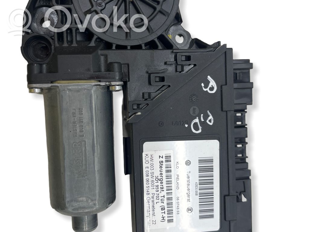Silnik regulatora szyby drzwi przednich   05074353,3D1959702L,E038060514B