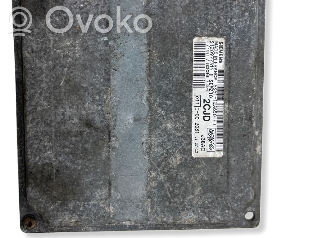 Engine control unit/module   0877315,6S6112A650FD