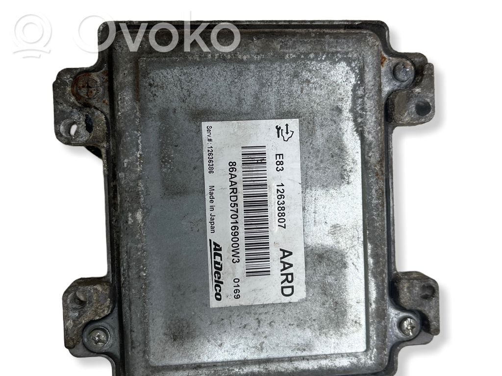 Engine control unit/module   12638807,12636386,86AARD57016900W3