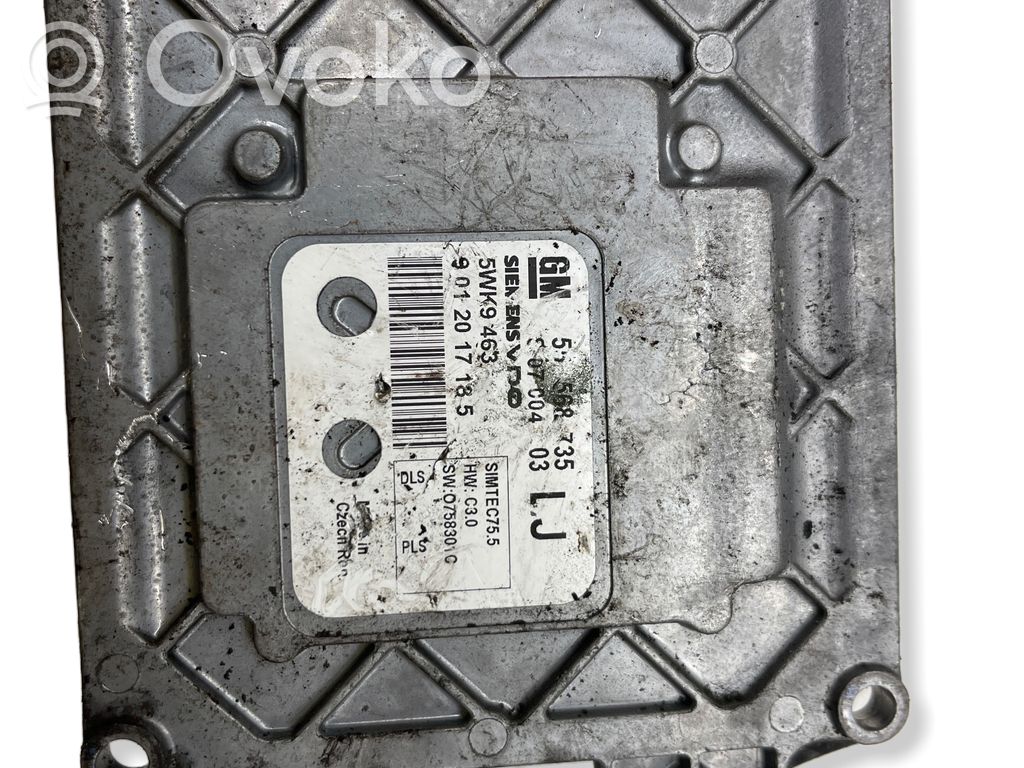 Engine control unit/module   55568735,9012017185,5WK9463