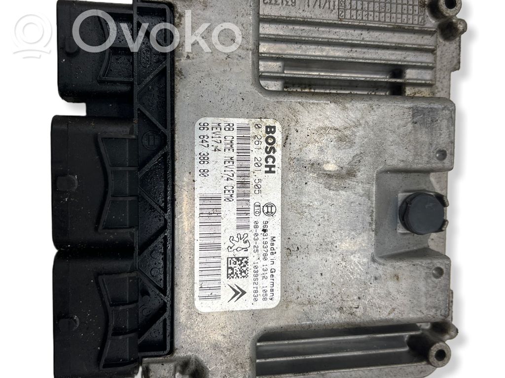 Peugeot 308 Engine control unit/module 