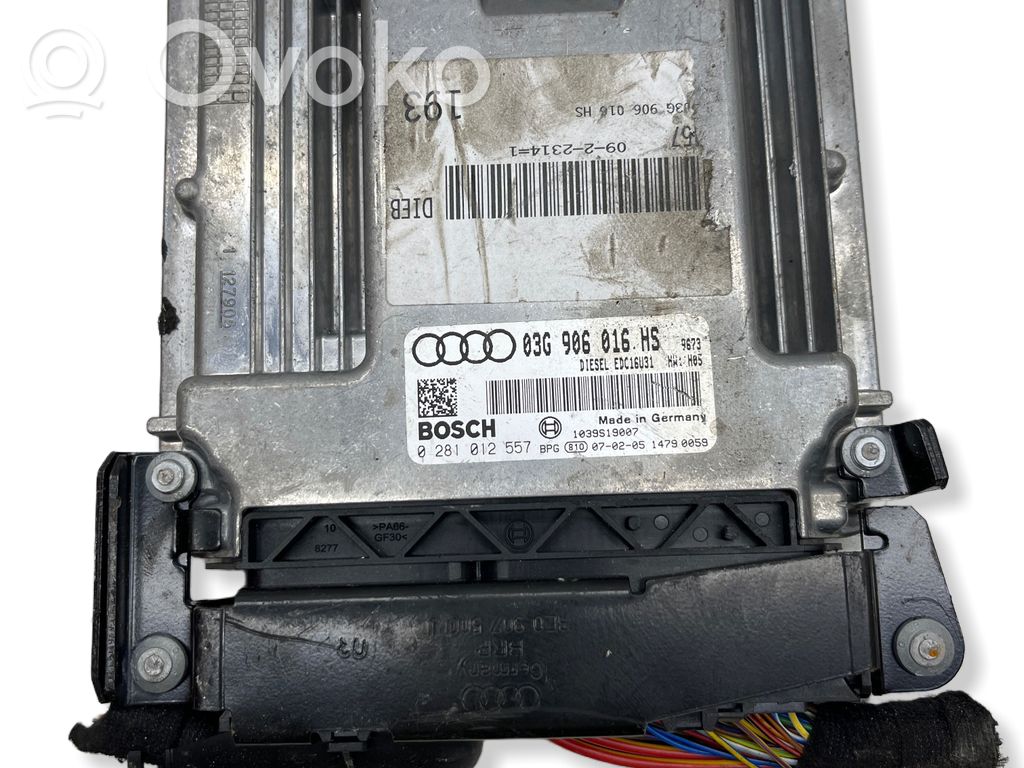 Audi A6 S6 C6 4F Moottorin ohjainlaite/moduuli 