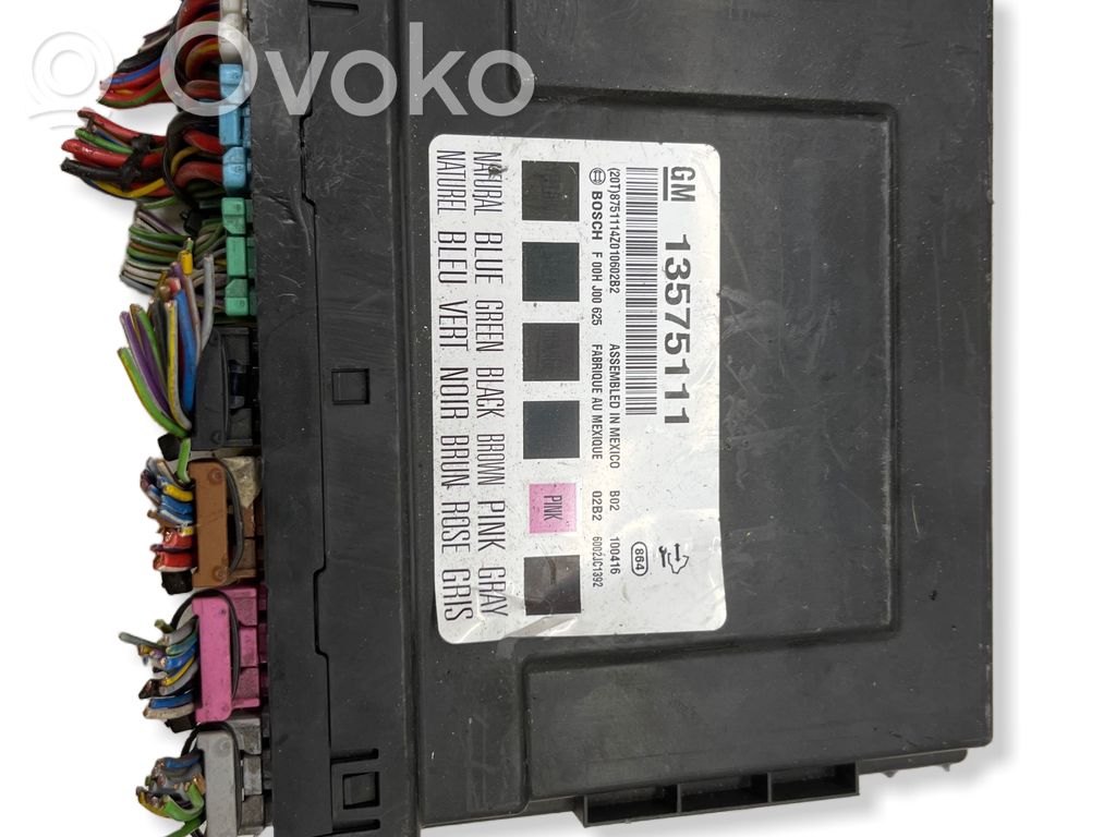Opel Astra J Moduł / Sterownik komfortu 