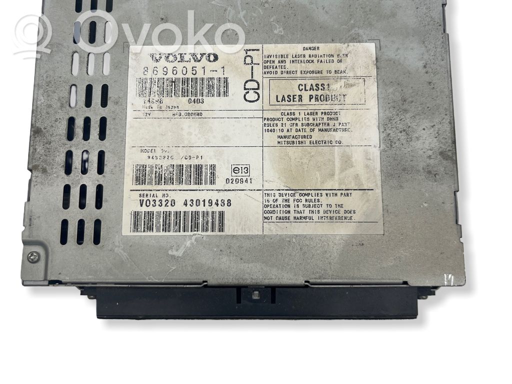 Volvo V50 Radio/CD/DVD/GPS head unit 