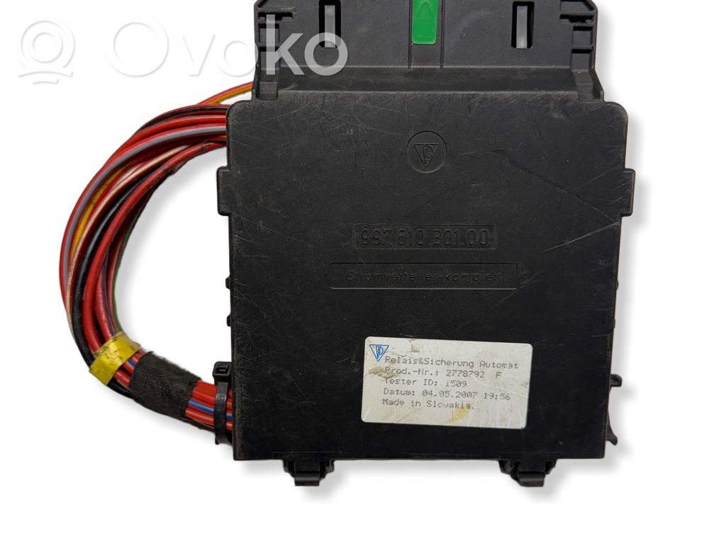 Porsche 911 997 Juego de caja de fusibles 