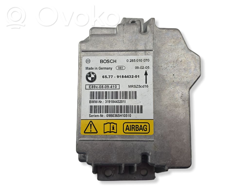 Centralina/modulo airbag   9184432,0285010070,MRSZ5CG16,MRS25CC16