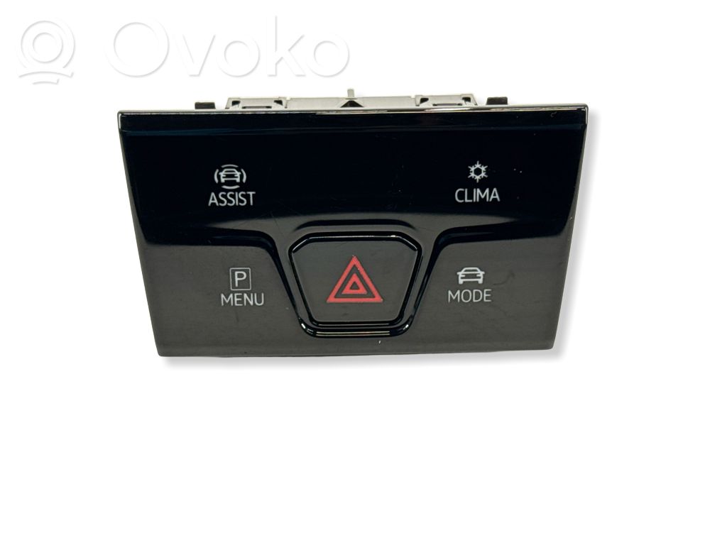 Volkswagen Golf VIII Botón interruptor de luz de peligro 