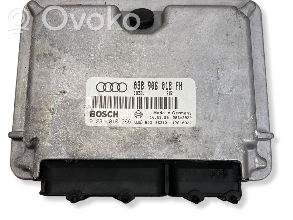 Engine control unit/module   038906018FH,28SA3922,0281010066