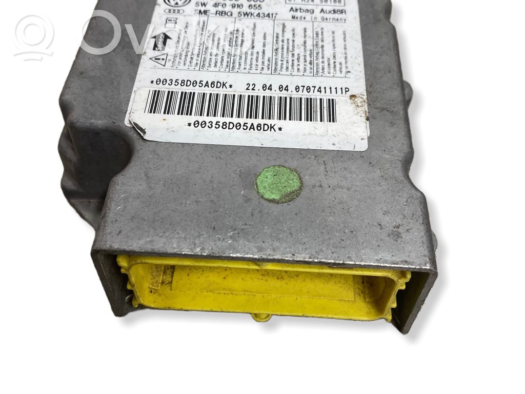 Airbagsteuergerät   4E0959655,07H24S0100,00358D05A6DK,4F0910655