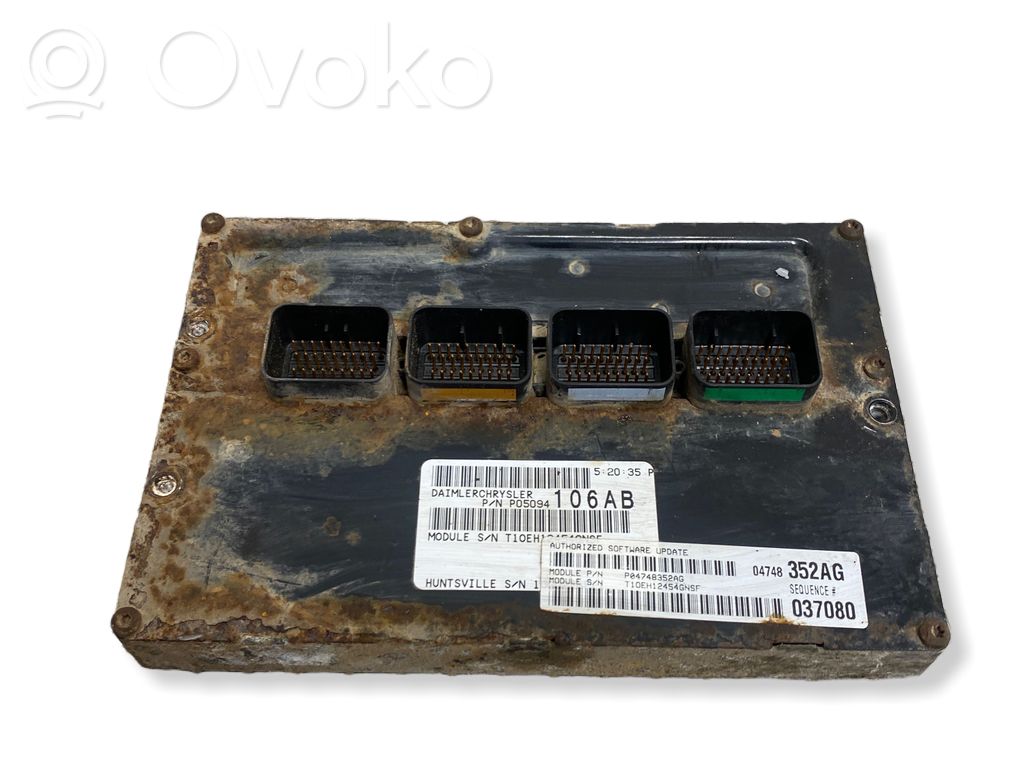 Sterownik / Moduł ECU   P05094106AB,04748352AG,P04748352AG