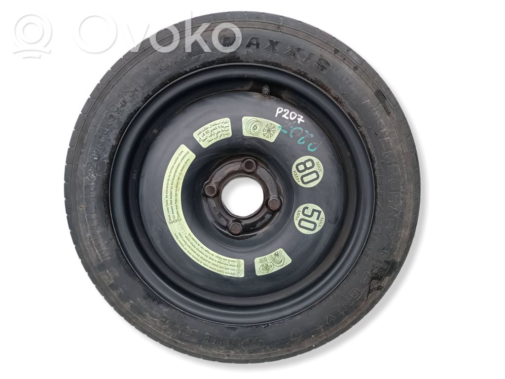 Peugeot 207 R15 spare wheel 