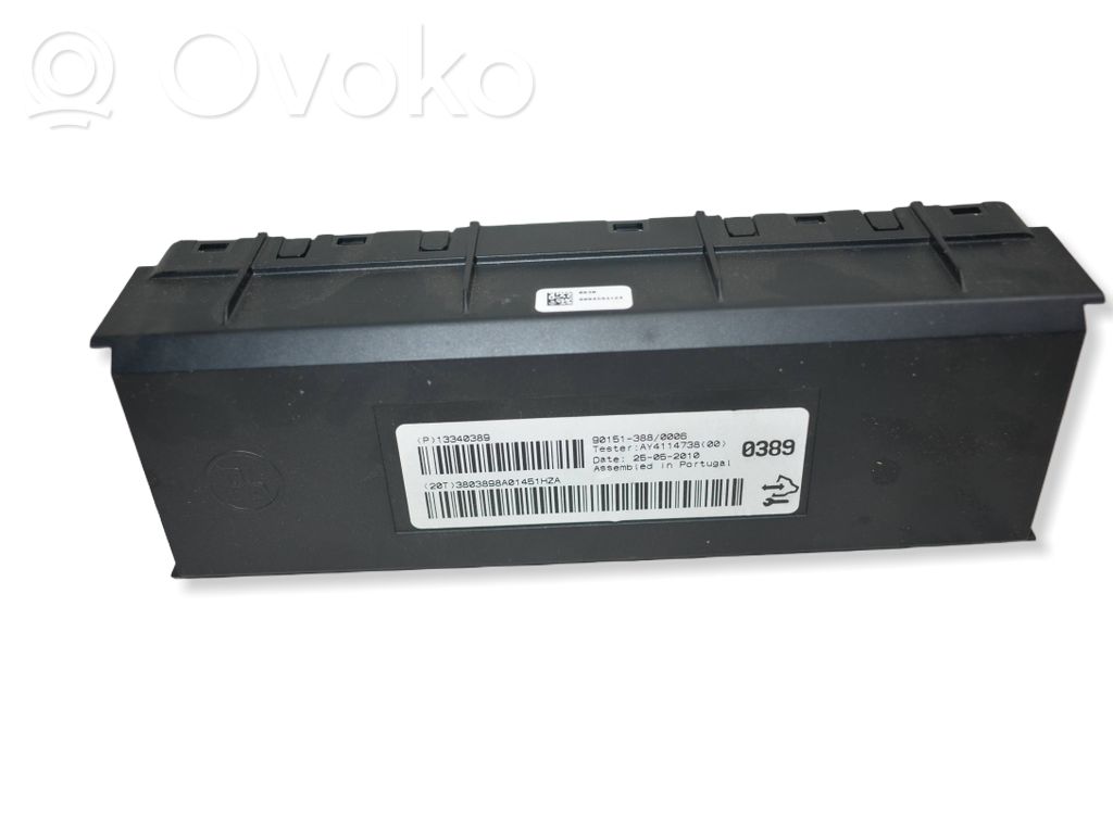 Opel Astra J Other control units/modules 
