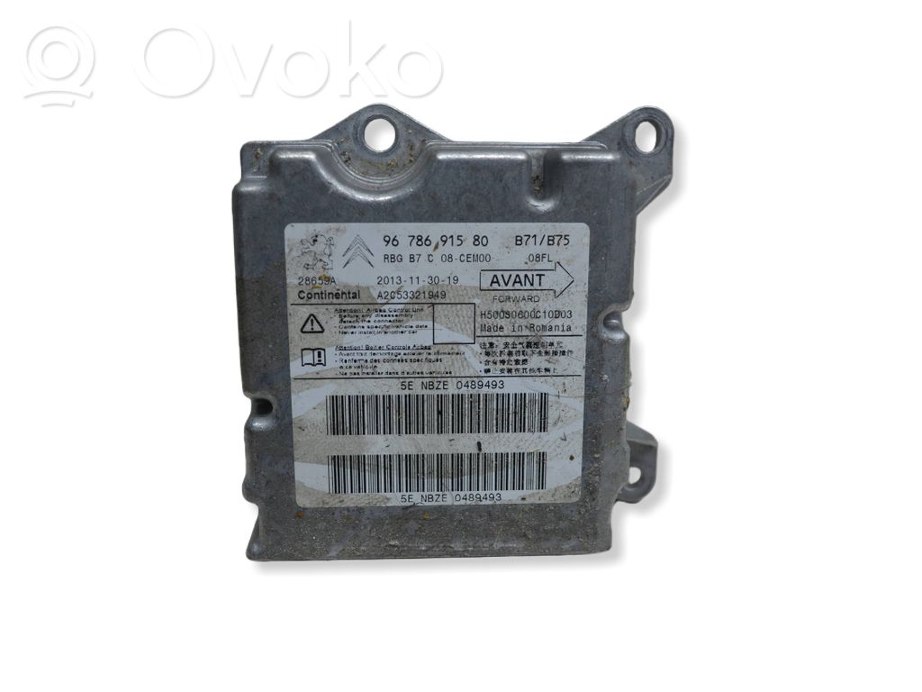 Citroen DS4 Airbag control unit/module 