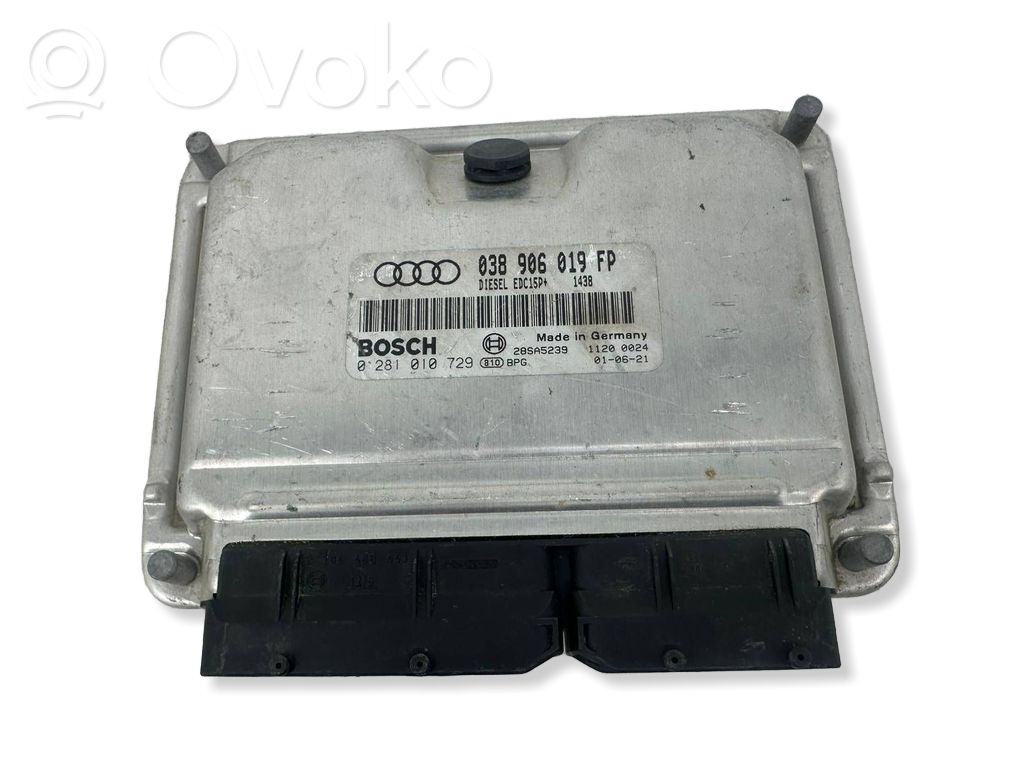 Engine control unit/module   038906019FP,28SA5239,0281010729