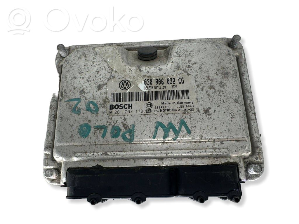 Engine control unit/module   030906032CG,0261207178,26SA7189
