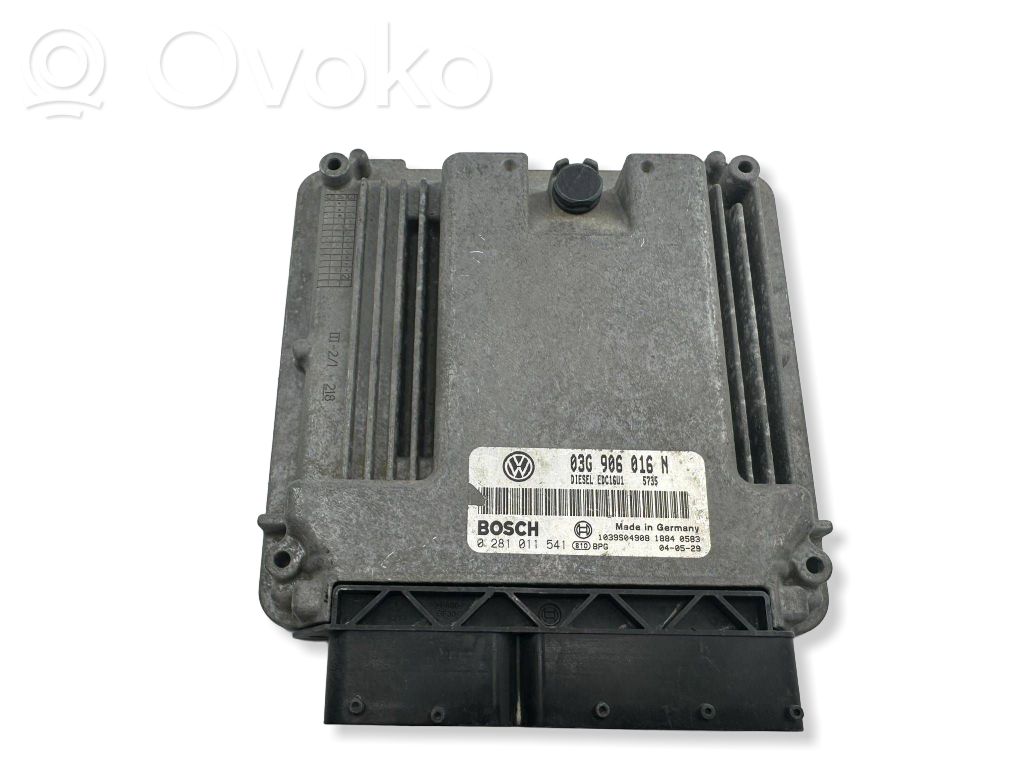 Engine control unit/module   03G906016N,0281011541,1039S04908