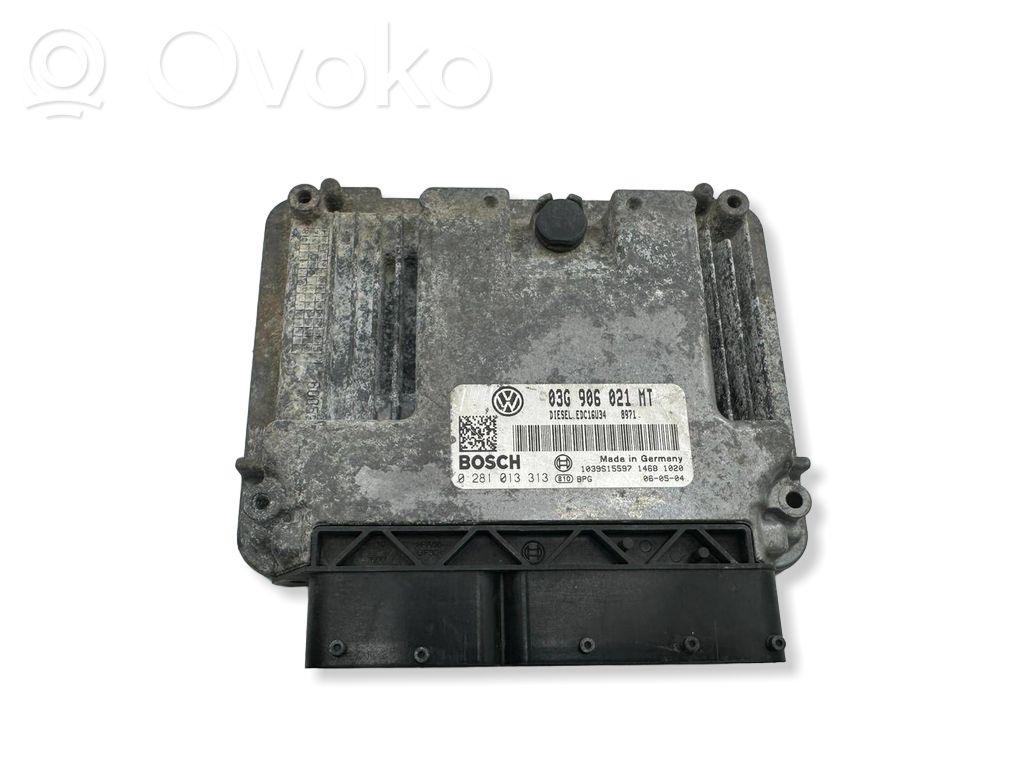 Engine control unit/module   03G906021MT,1039S15597,0281013313