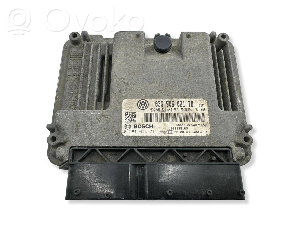 Skoda Superb B6 (3T) Engine control unit/module 