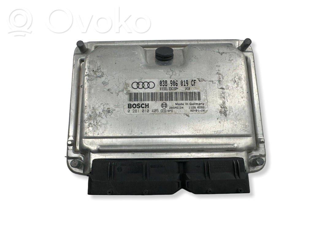 Engine control unit/module   038906019CF,28SA5124,0281010405