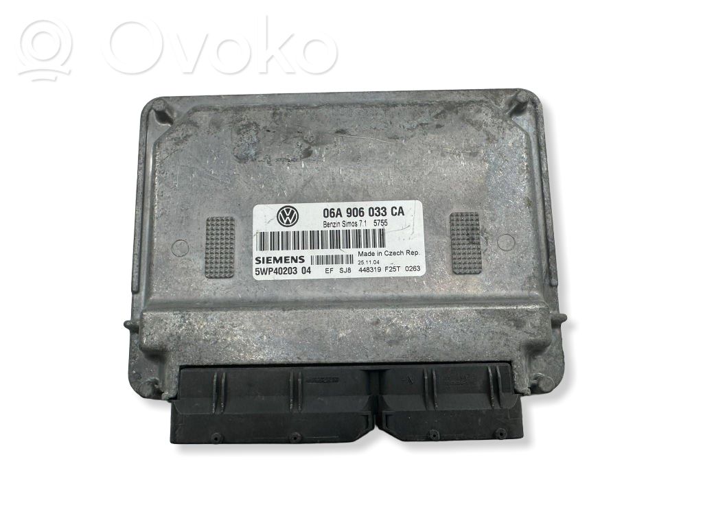 Engine control unit/module   06A906033CA,5WP4020304,715755