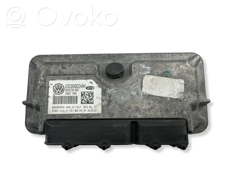 Engine control unit/module   03C906024AH,6G43W263H,6160141401
