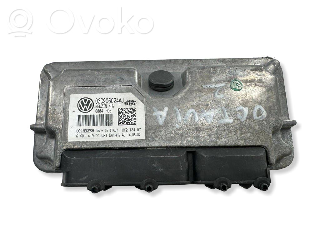 Engine control unit/module   03C906024AJ,6160141901,6G53EKE5H