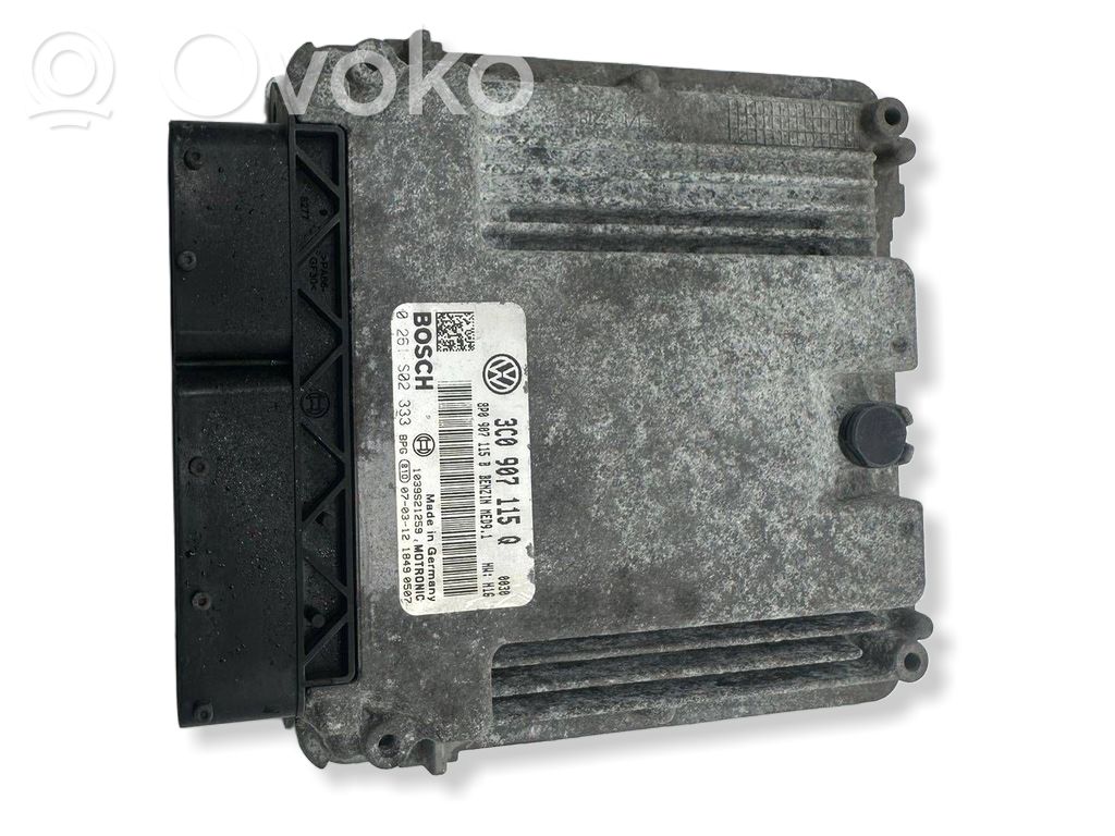 Engine control unit/module   3C0907115Q,8P0907115B,0261S02333