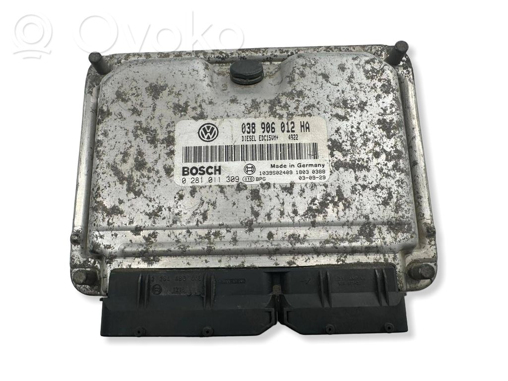 Skoda Octavia Mk2 (1Z) Unitate/modul de control motor 