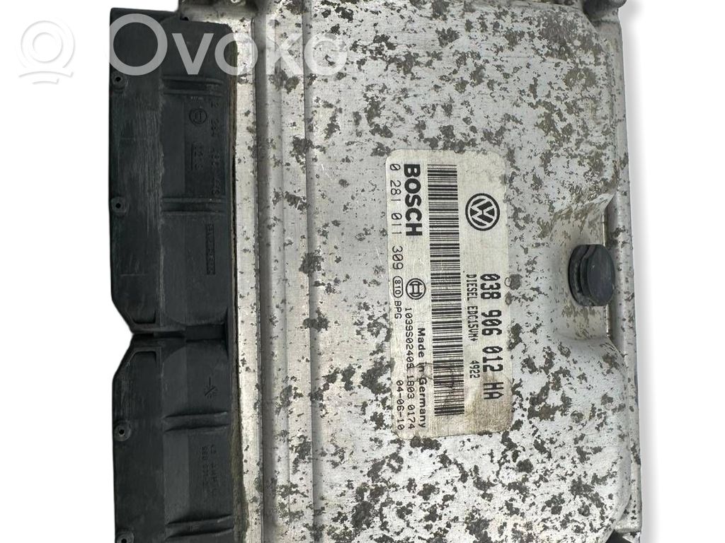 Engine control unit/module   038906012HA,0281011309,1039S02409