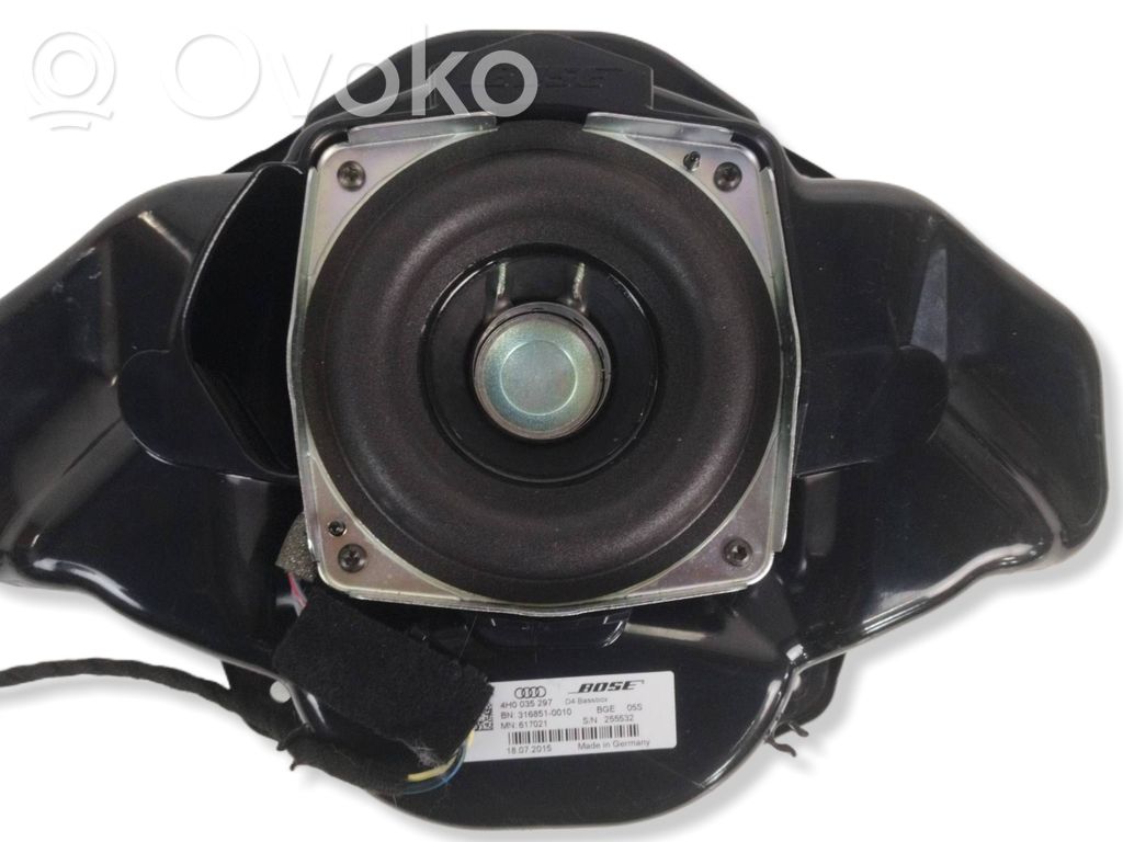 Audi A8 S8 D4 4H Enceinte subwoofer 