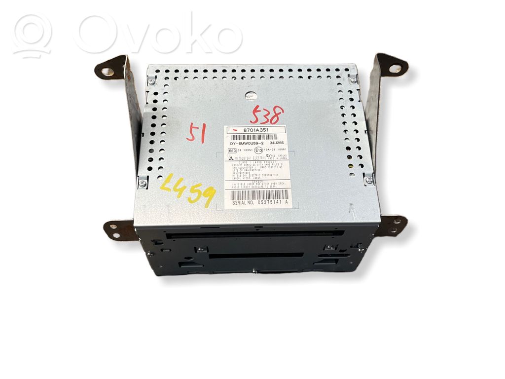 Mitsubishi ASX Radio/CD/DVD/GPS head unit 