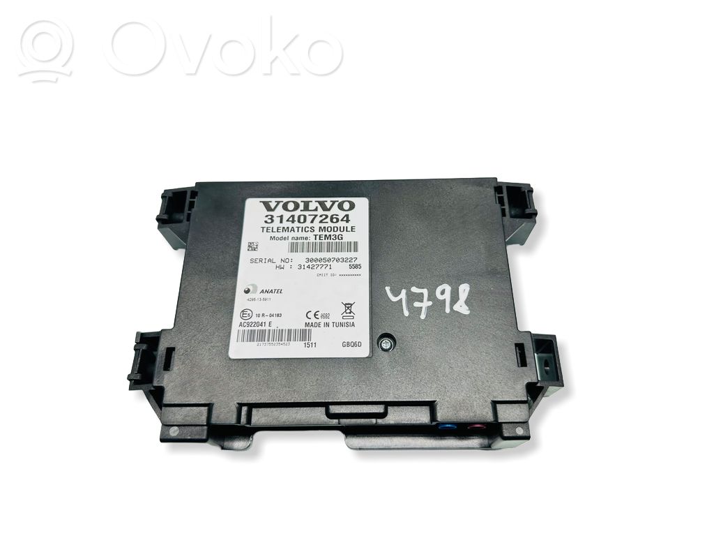 Other control units/modules   31407264,300050703227,31427771