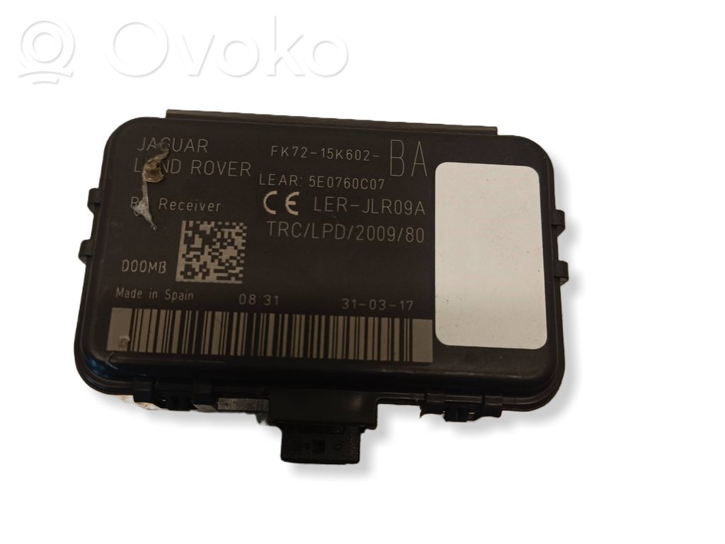 Land Rover Discovery Sport Keyless (KESSY) go control unit/module 