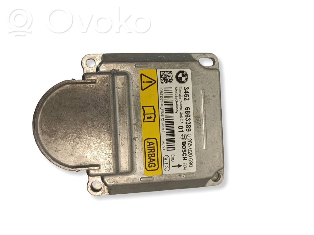 Sterownik / Moduł Airbag   6863389,0265020