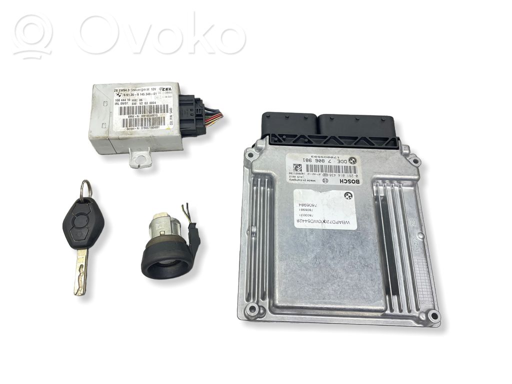BMW X3 E83 Engine ECU kit and lock set 