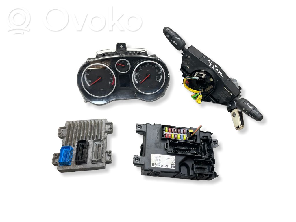 Opel Corsa D Engine ECU kit and lock set 