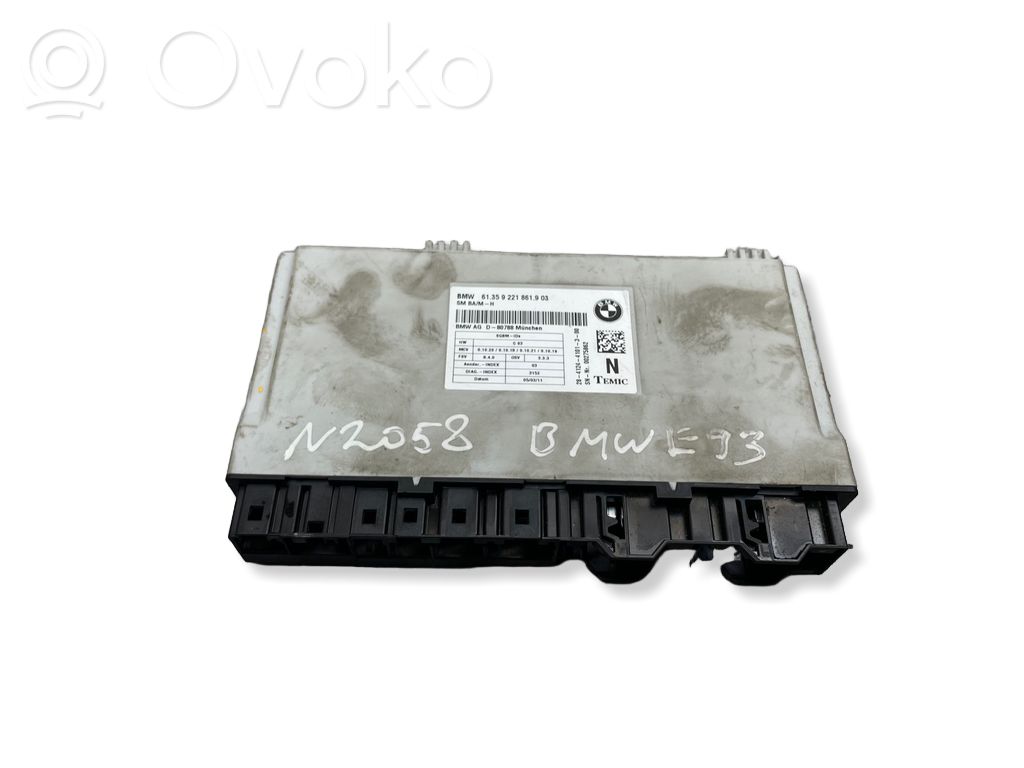 BMW 3 E92 E93 Seat control module 
