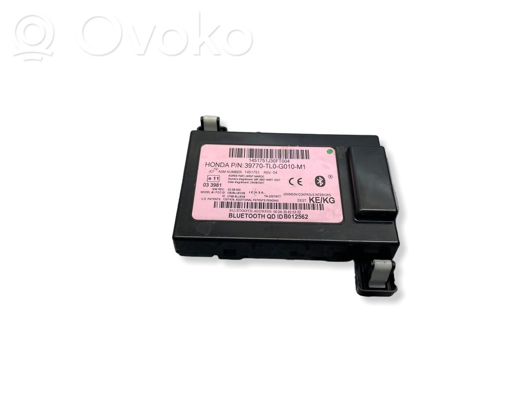 Honda Accord Bluetooth control unit module 