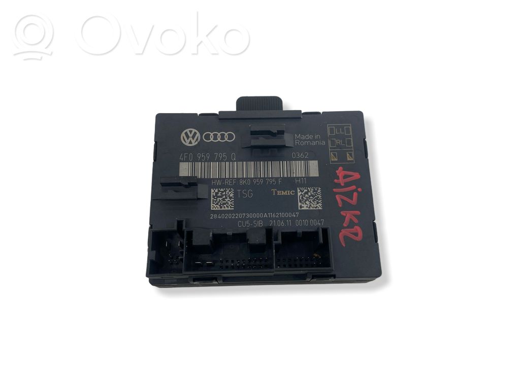 Door control unit/module   8K0959795F,4F0959795Q