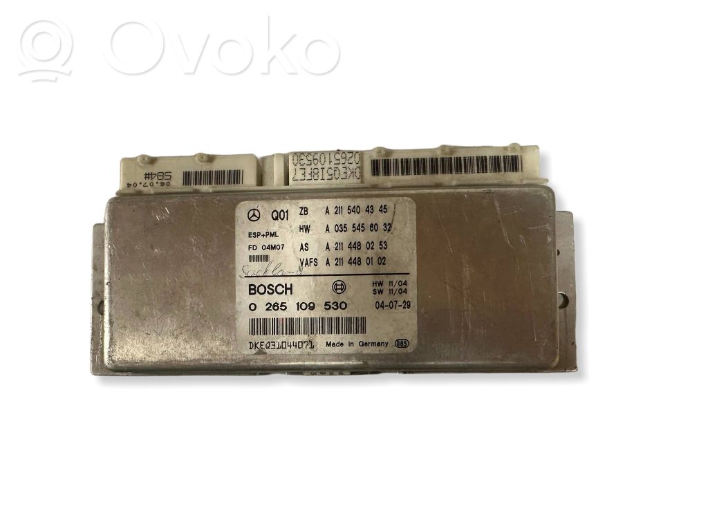 Mercedes-Benz E W211 ESP (stability system) control unit 