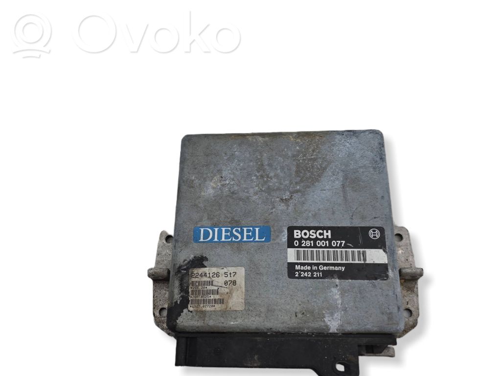Unidad de control/módulo del motor   0281001077,2242211