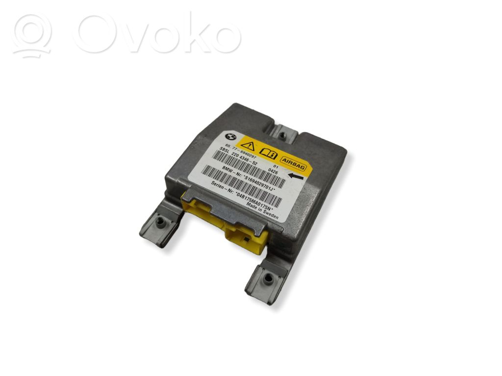 BMW 5 E60 E61 Unitate/modul de comandă airbaguri 