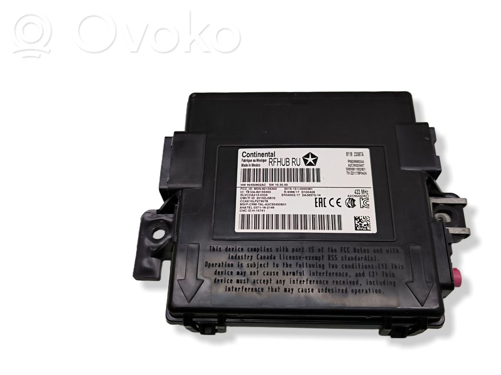 Chrysler Pacifica Keyless (KESSY) go control unit/module 