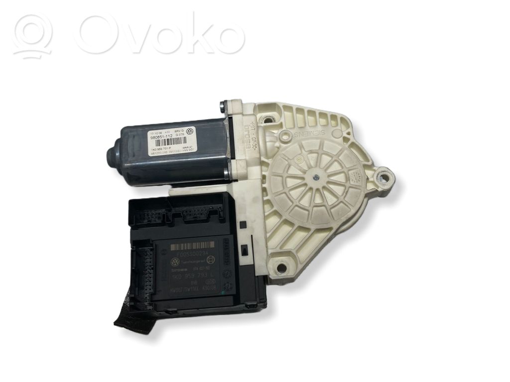 Volkswagen PASSAT B6 Silnik regulatora szyby drzwi przednich 